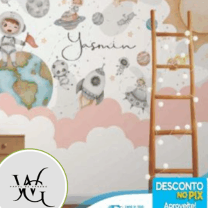 Papel de Parede Personalizado | Astronautas 04