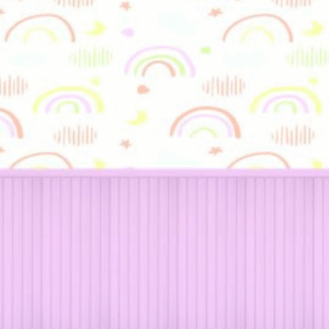 Papel de Parede Personalizado | Arco Iris com Ripado
