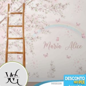 Papel de Parede Personalizado | Àrvore com Arco Iris 01